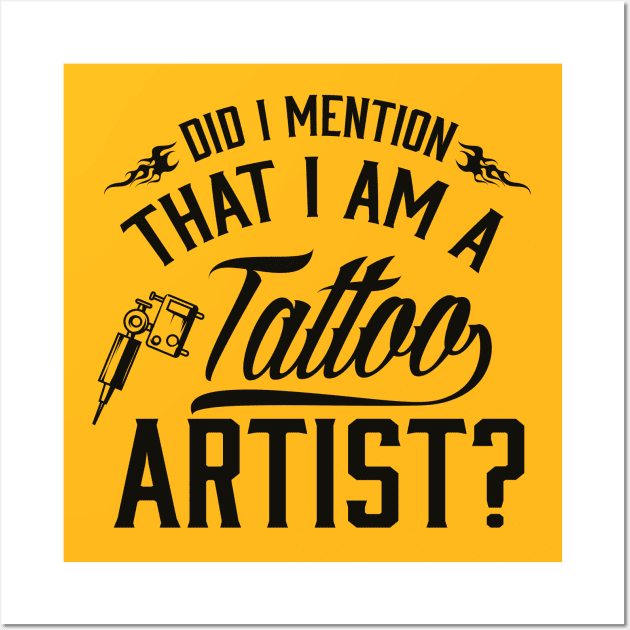 I'm a tattoo artist Wall Art by nektarinchen